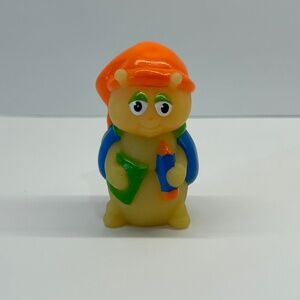 Vintage 80s Hasbro Glo Worm Glo Friends Book Bug Glow In The Dark (B9)